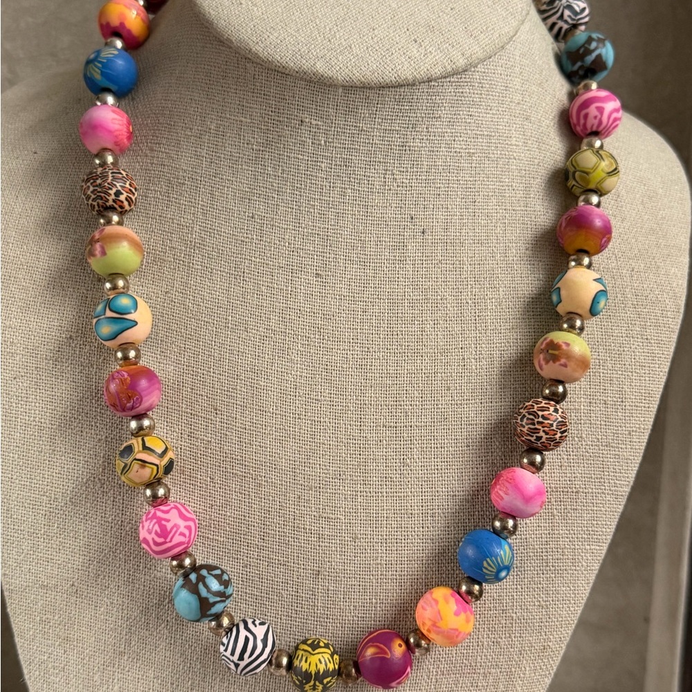 Vibrant Multicolor Viva Beads Necklace